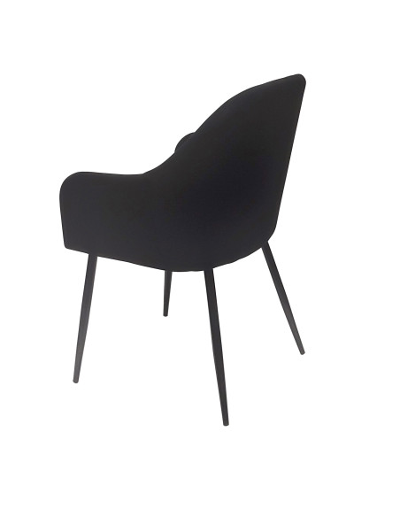 Krzesło MONTANA czarny sztruks