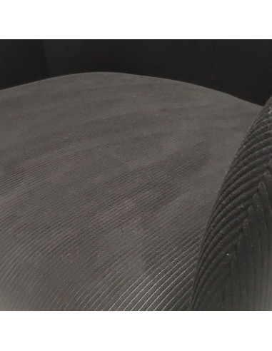 Krzesło MONTANA czarny sztruks