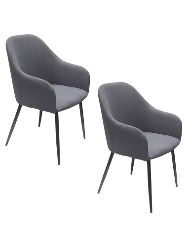 Krzesło MONTANA szary sztruks