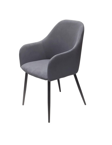 Krzesło MONTANA szary sztruks