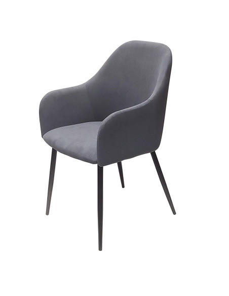 Krzesło MONTANA szary sztruks