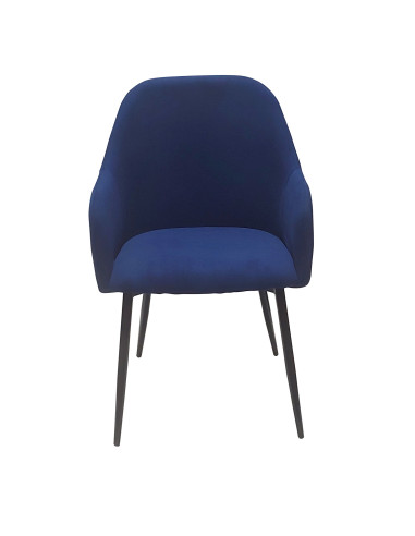 Krzesło MONTANA granatowy sztruks