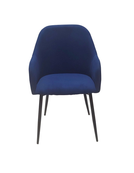 Krzesło MONTANA granatowy sztruks