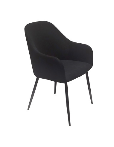 2 krzesła MONTANA czarny sztruks