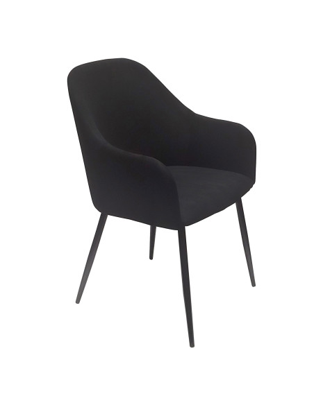 2 krzesła MONTANA czarny sztruks