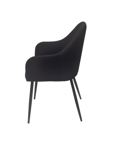 2 krzesła MONTANA czarny sztruks