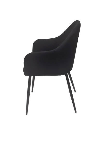 2 krzesła MONTANA czarny sztruks