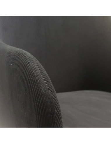 2 krzesła MONTANA czarny sztruks