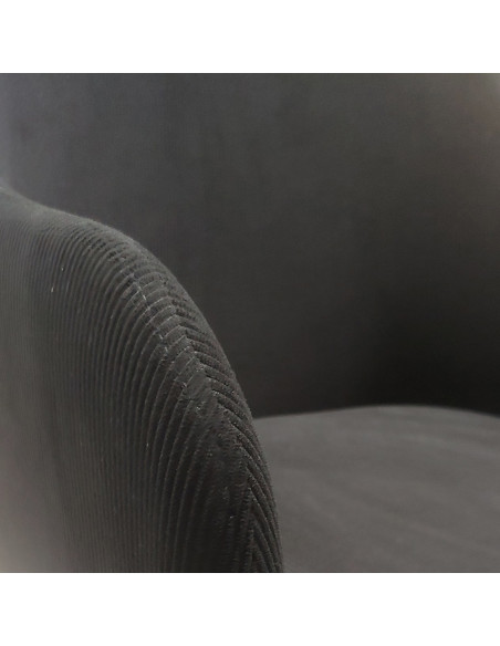 2 krzesła MONTANA czarny sztruks