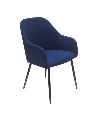 2 krzesła MONTANA granatowy sztruks