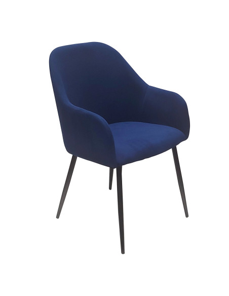 2 krzesła MONTANA granatowy sztruks
