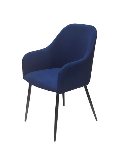 2 krzesła MONTANA granatowy sztruks