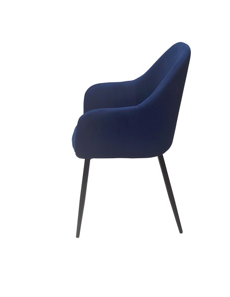 2 krzesła MONTANA granatowy sztruks