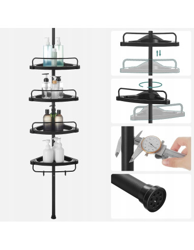 Półka Łazienkowa Teleskopowa - BCB001B01