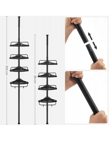 Półka Łazienkowa Teleskopowa - BCB001B01