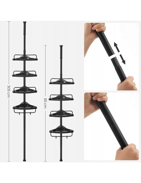 Półka Łazienkowa Teleskopowa - BCB001B01