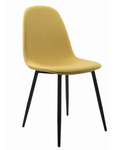 Krzesło DART - żółte / nogi czarne