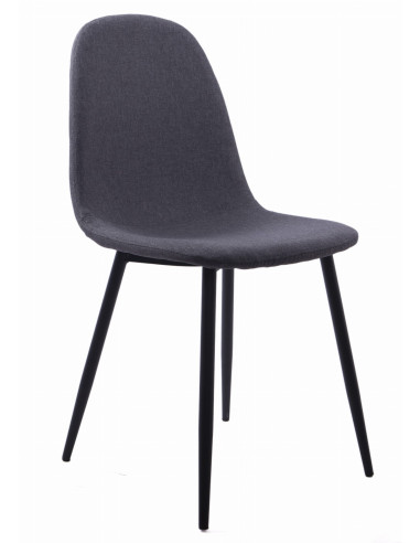 Krzesło DART - ciemno-szare / nogi czarne
