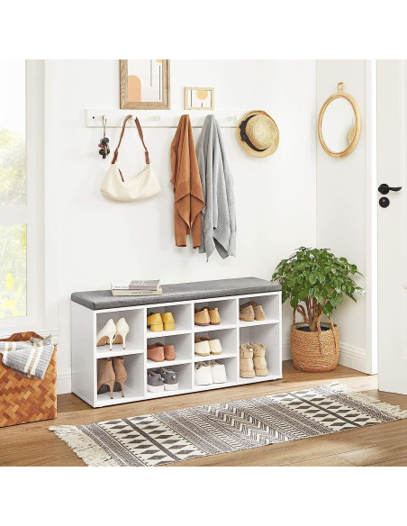 Szafka na Buty z Siedziskiem biała