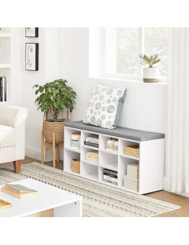 Szafka na Buty z Siedziskiem biała