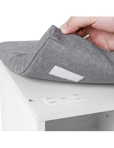 Szafka na Buty z Siedziskiem biała