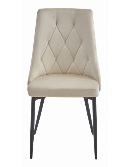 Krzesło IMOLA - beż aksamit