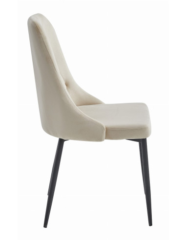 Krzesło IMOLA - beż aksamit