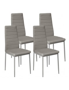 Zestaw stół 120x80 blat dąb sonoma/nogi czarne 4 szare... 2