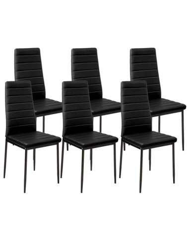 Zestaw stół 120x80 dąb craft 6 czarnych krzeseł...