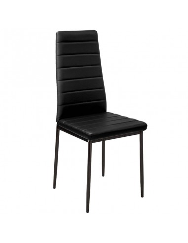 Zestaw stół 120x80 blat dąb craft/nogi czarne 6...