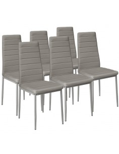 Zestaw stół 120x80 blat dąb craft/nogi czarne 6 szarych... 2