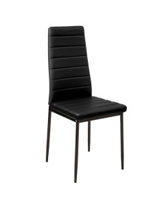 Zestaw stół 120x80 blat dąb sonoma/nogi czarne 4 czarne... 2