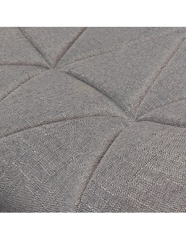 4 krzesła ELIOT FABRIC szary melanż - materiał