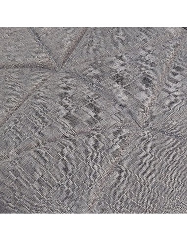 4 krzesła ELIOT FABRIC jasny szary melanż -...