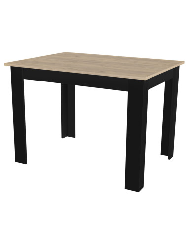 Zestaw stół 120x80 blat jasny dąb sonoma/nogi...