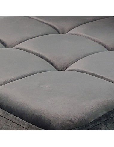 6 krzeseł MONAKO VELVET szare