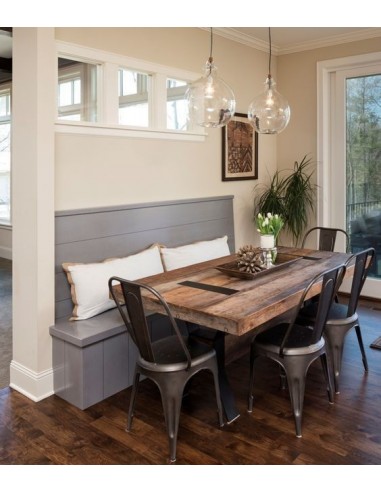 Krzesło metalowe Paris szare