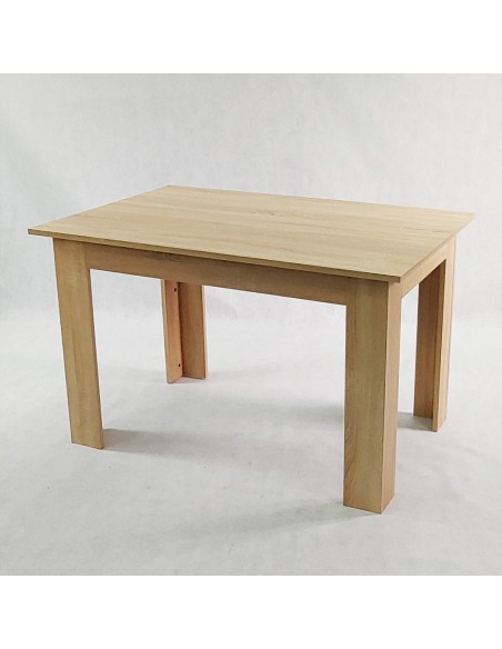 Zestaw stół Modern 120 sonoma i 4 krzesła Eliot FABRIC czarne