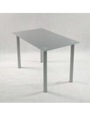 Zestaw stół NICEA szary i 4 krzesła DENWER...