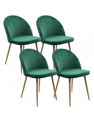 Stół MODERN 120 biały i 4 krzesła DENWER VELVET...