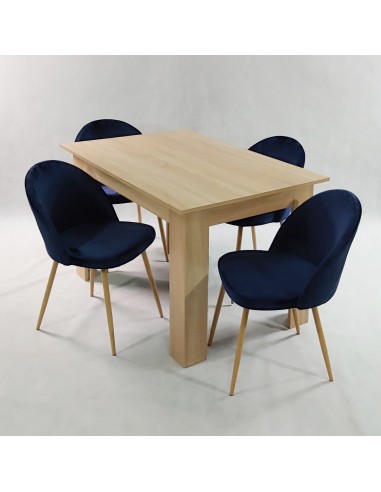 Stół MODERN 120 sonoma i 4 krzesła DENWER...