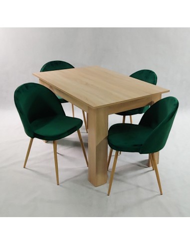 Stół MODERN 120 sonoma i 4 krzesła DENWER...