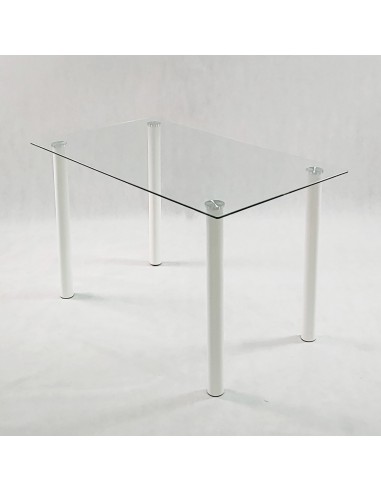 Stół NICEA biały i 4 krzesła MONAKO VELVET...