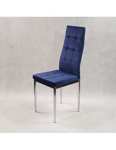 Stół MODERN 120 biały i 4 krzesła MONAKO VELVET...