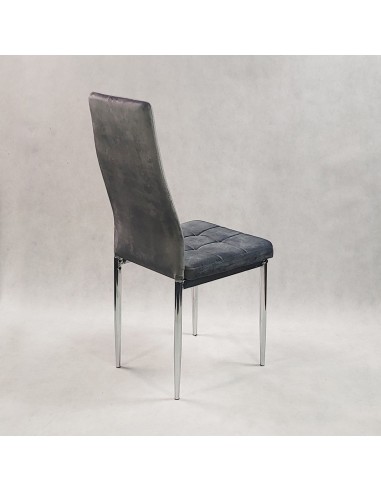 Stół MODERN 120 biały i 4 krzesła MONAKO VELVET...