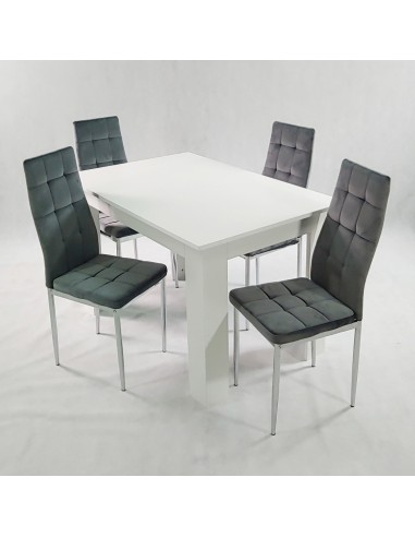 Stół MODERN 120 sonoma i 4 krzesła MONAKO...