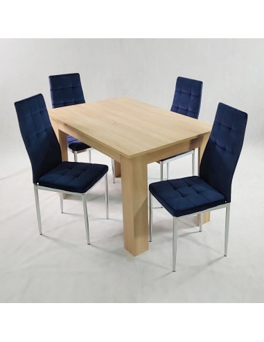 Stół MODERN 120 sonoma i 4 krzesła MONAKO...