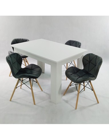 Zestaw stół Modern 120 sonoma i 4 krzesła Eliot...