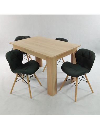 Zestaw stół Modern 120 sonoma i 4 krzesła Eliot...