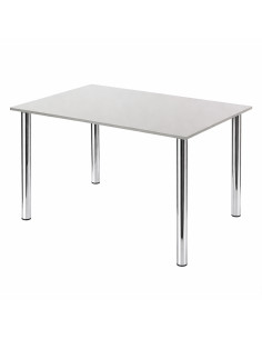 Zestaw stół Lugano 120x80 blat szary/nogi chrom 4 Monako... 2